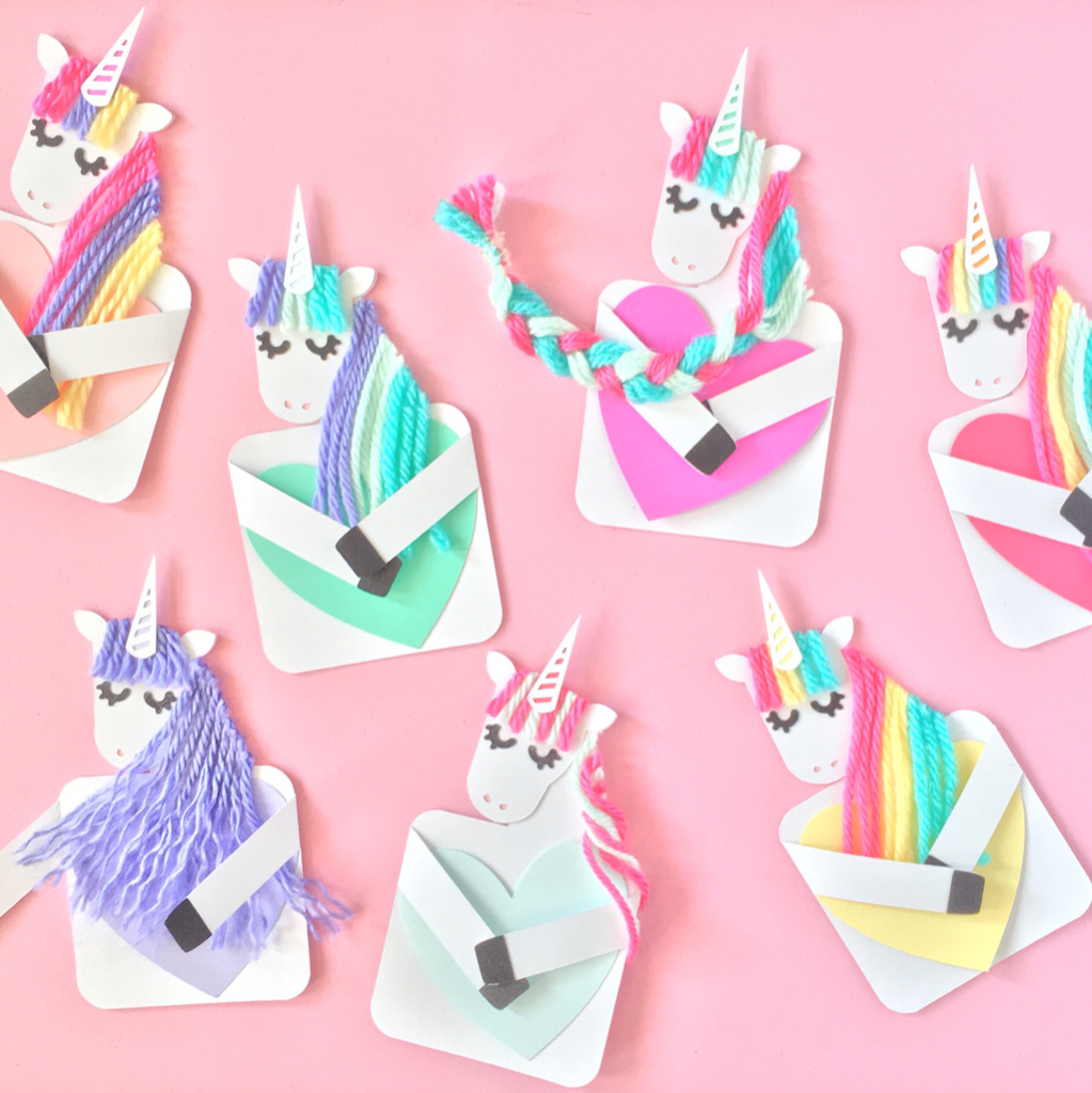 darling unicorn valentine tutorial