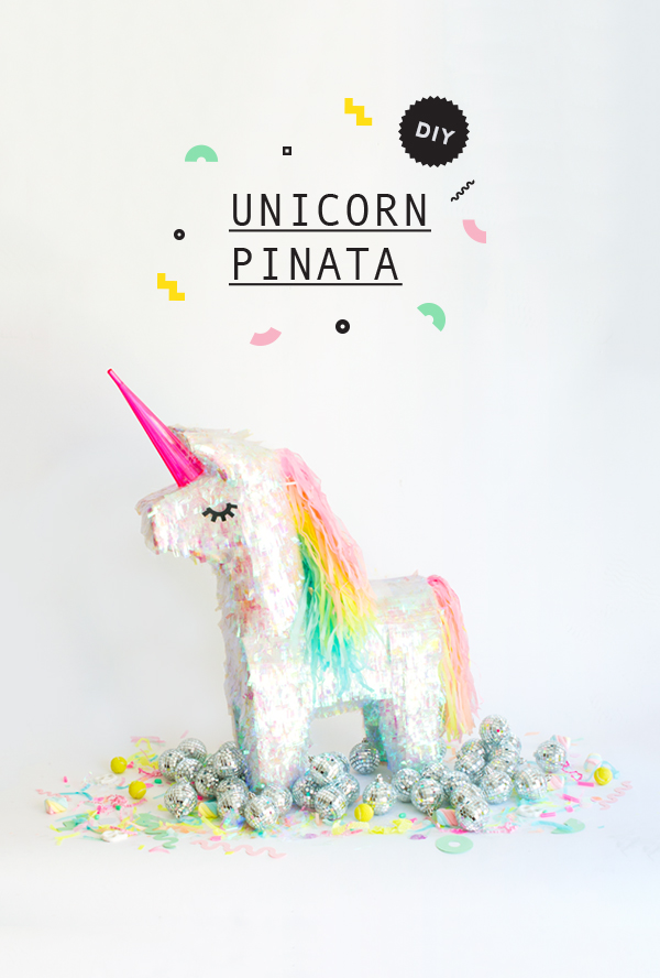 turn a classic pinata into a magical unicorn tutorial