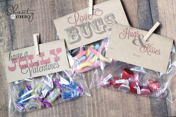 Love bug treat bag printable