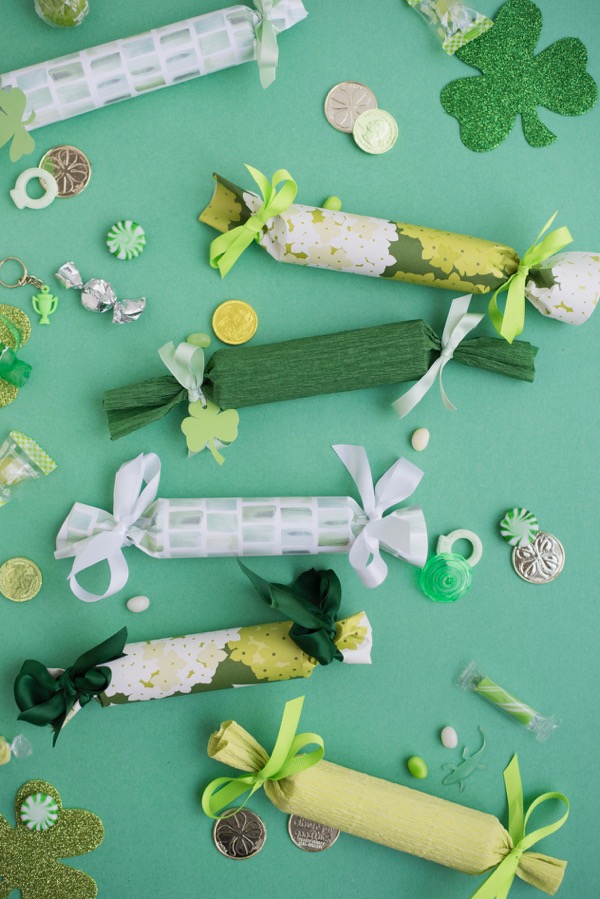 St. Patrick's Day cracker favors