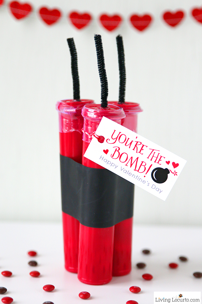 You're the Bomb chocolate valentine's day treat craft tutorial