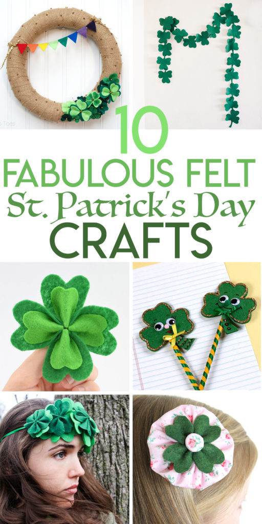 10 fabulous felt st. patrick's day crafts