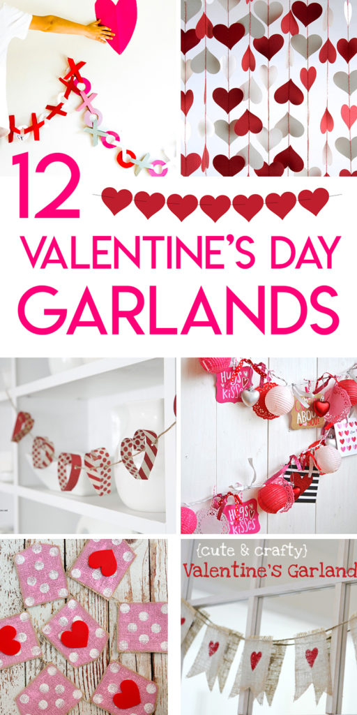 12 gorgeous valentine's day garlands and bunting tutorials