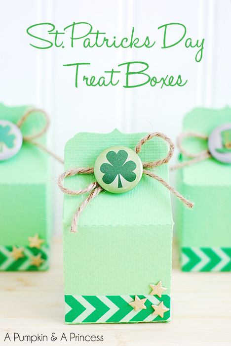 St. Patrick's Day treat boxes