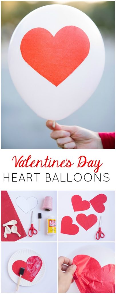Valentine's day heart balloon tutorial
