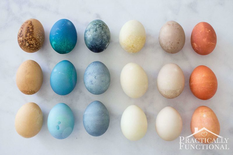 Tutorial for dyeing Easter eggs with all natural dyes