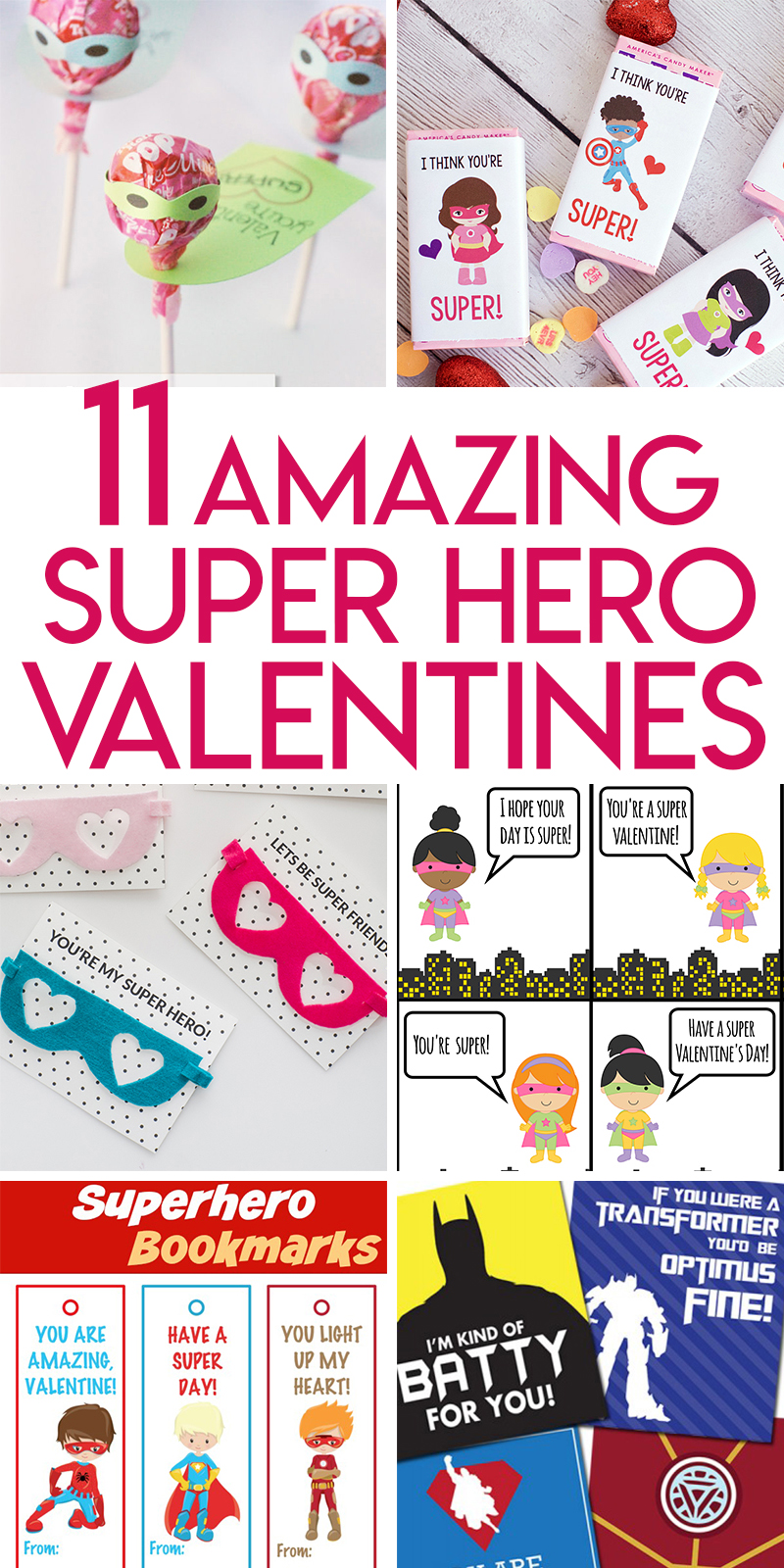 11 Amazing DIY Superhero Valentines | Random Acts of Crafts