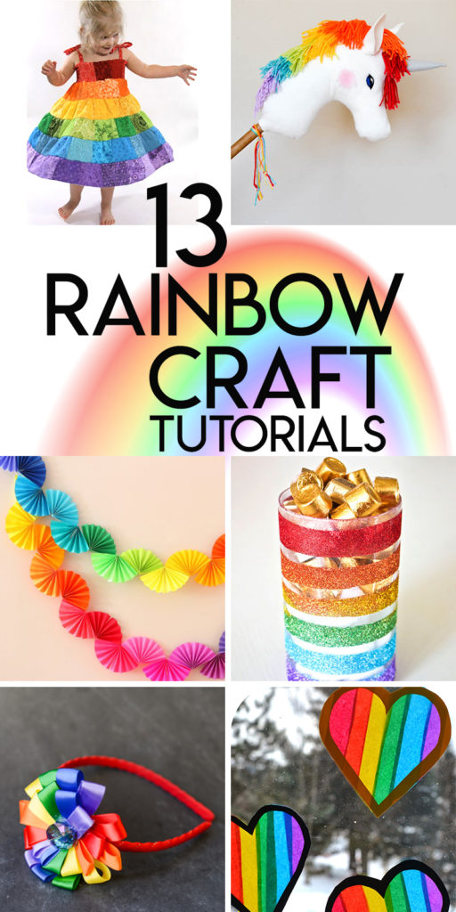 13 Radiant Rainbow Craft Tutorials to Brighten Your Day | Random Acts ...