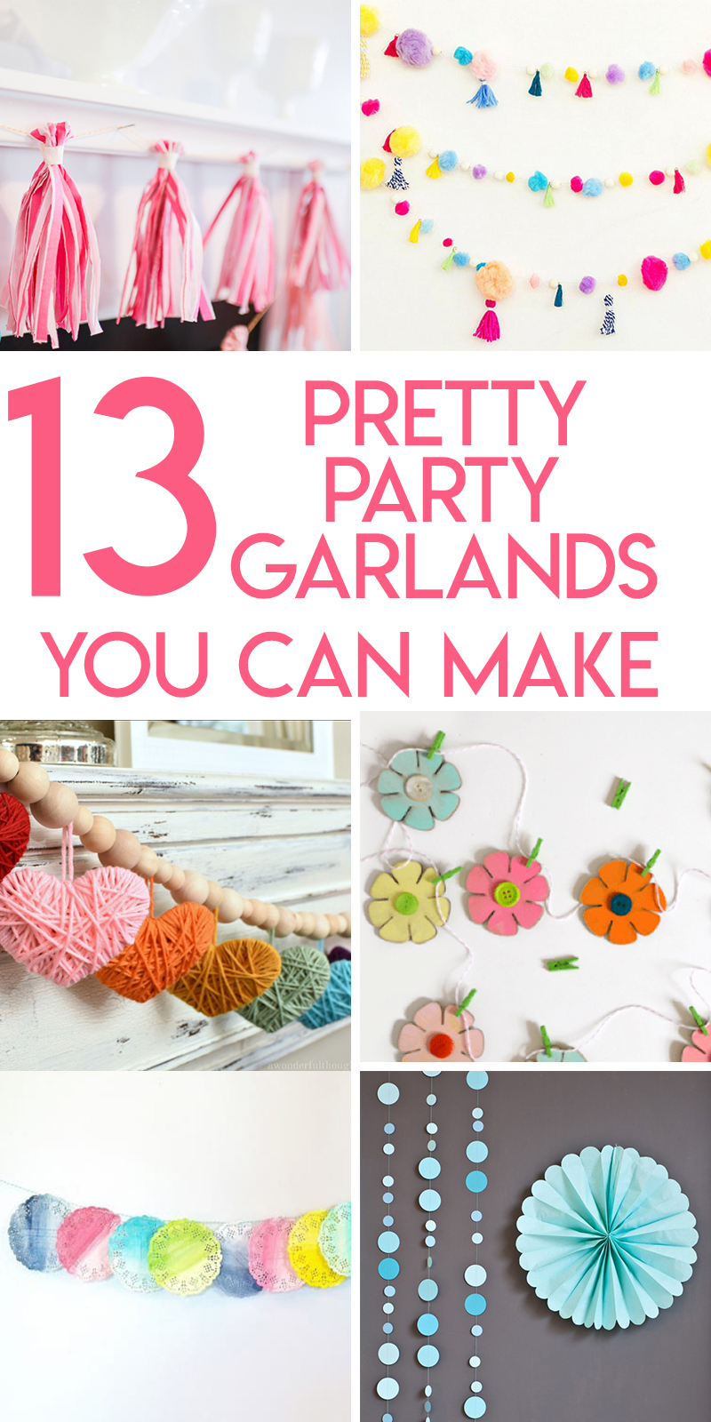 13 Amazingly Creative DIY Party Garlands | Random Acts of Crafts